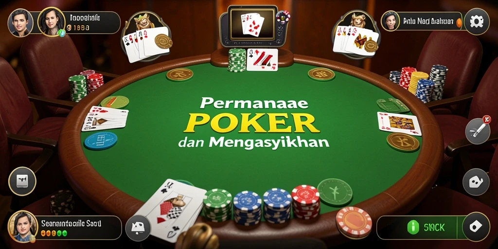 Gameplay seru dan kompetitif di 5ZK Poker.