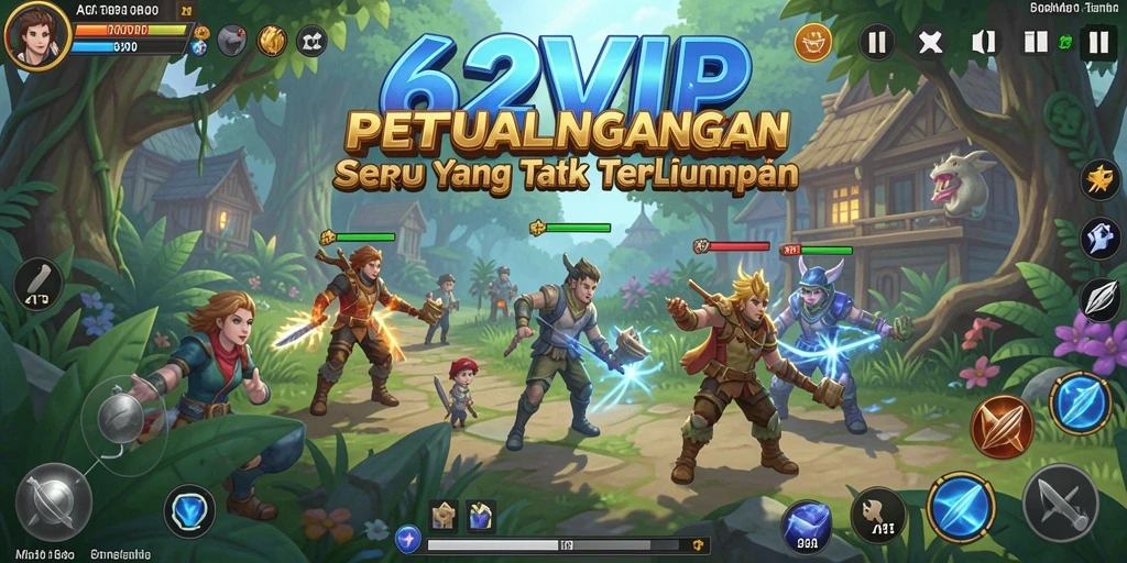 Gameplay 62VIP yang mendebarkan dan menantang.