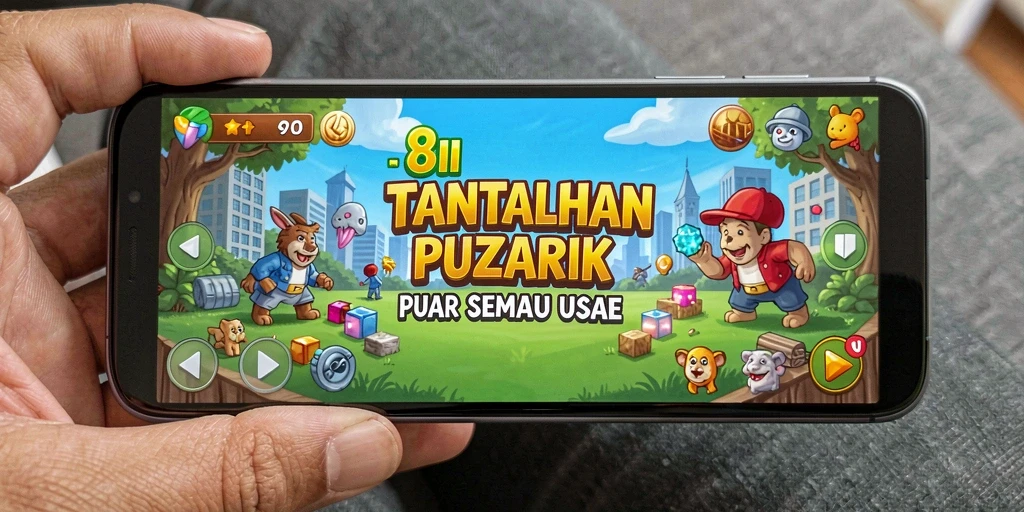 Tampilan gameplay 8II menampilkan tantangan puzzle yang seru.