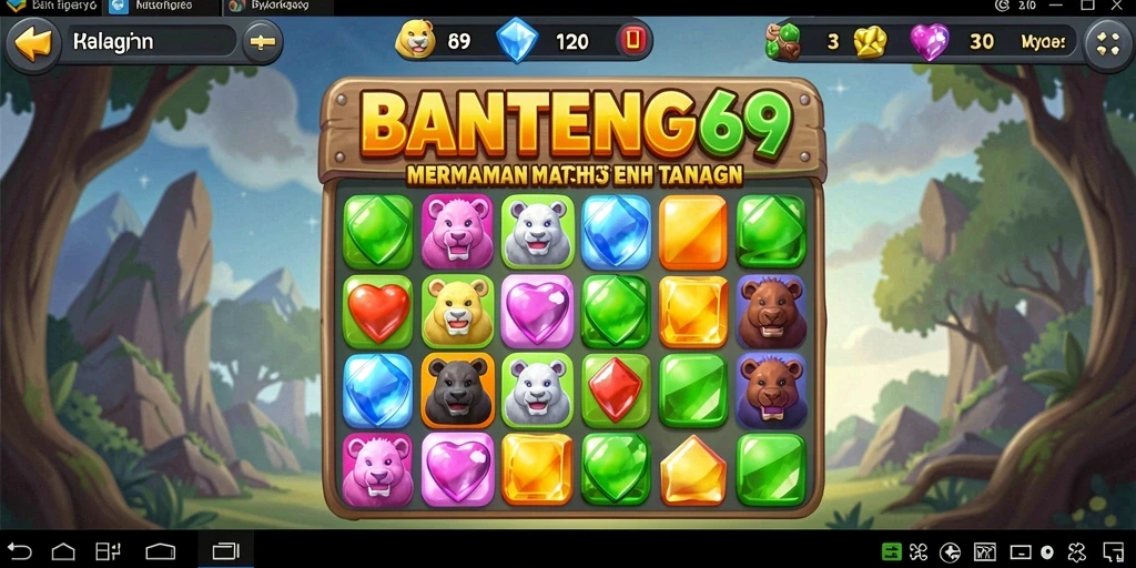 Tampilan menarik dari gameplay BANTENG69 yang seru dan penuh warna.
