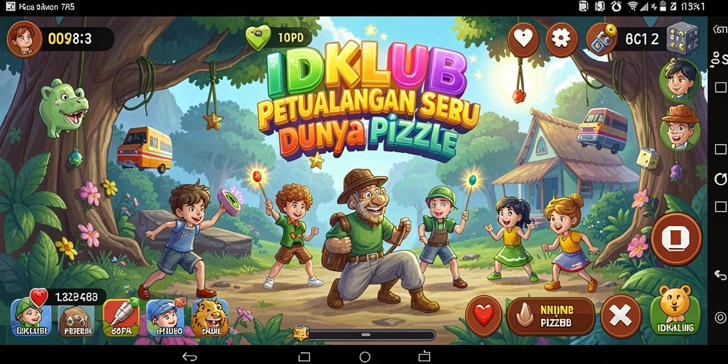 Screenshot gameplay <strong>IDKLUB</strong> menunjukkan tantangan puzzle yang menarik.
