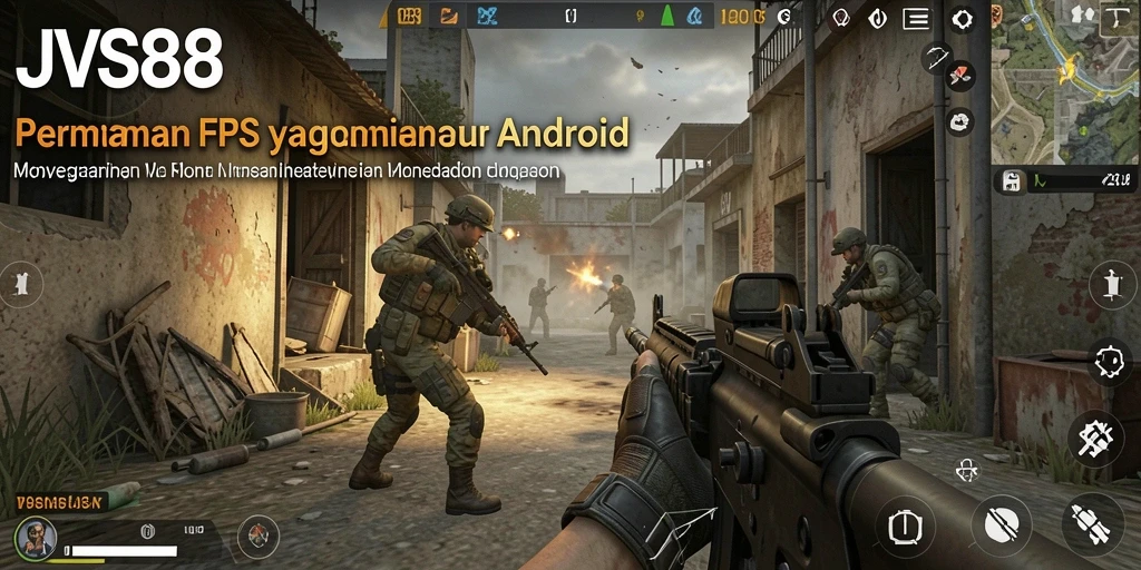 Gameplay seru dalam JVS88, pertarungan FPS menegangkan.
