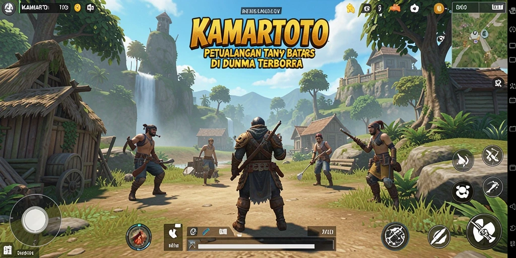 Gameplay seru KAMARTOTO dengan dunia terbuka yang luas.