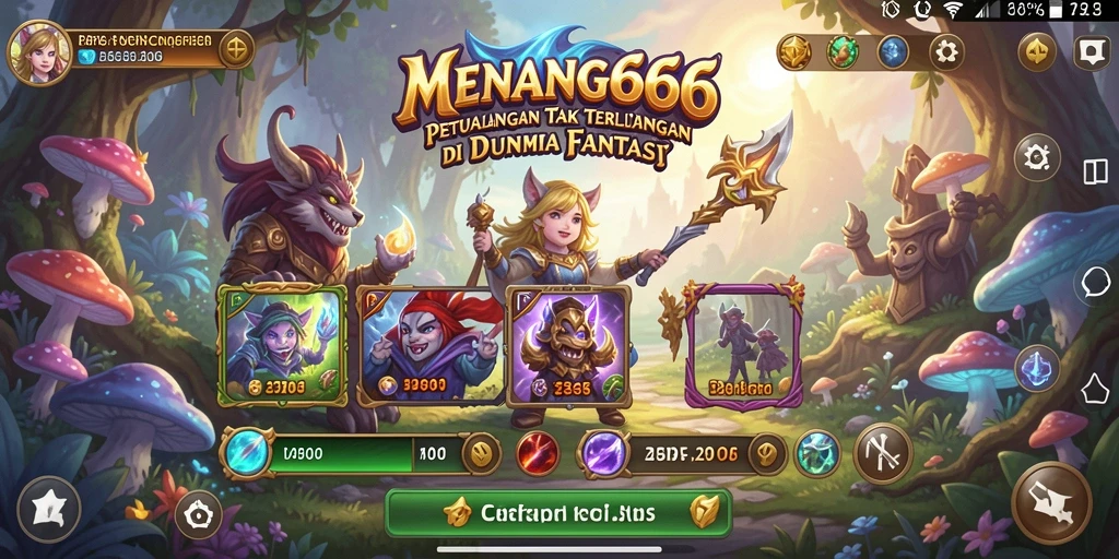 Screenshot MENANG666 menampilkan karakter menjelajahi dunia petualangan yang menakjubkan.