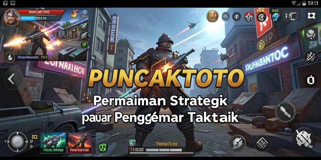Tampilan gameplay menegangkan dalam PUNCAKTOTO dengan taktik yang beragam.