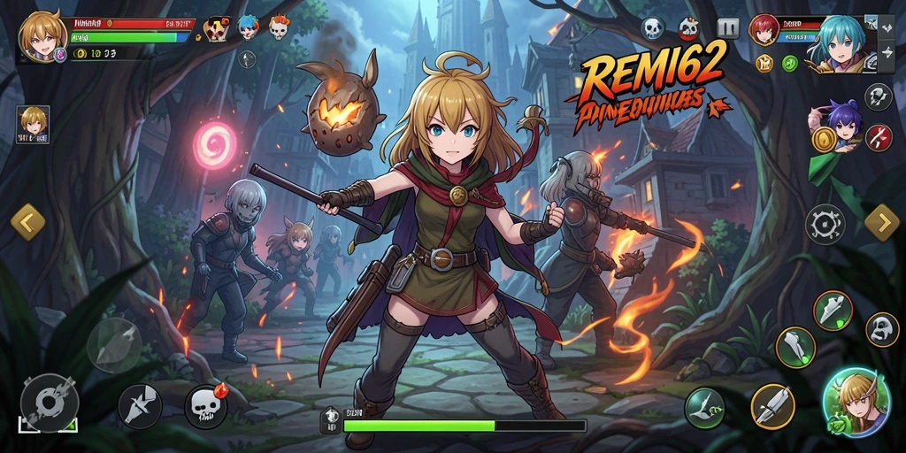Gameplay seru dan karakter Anime yang menarik.