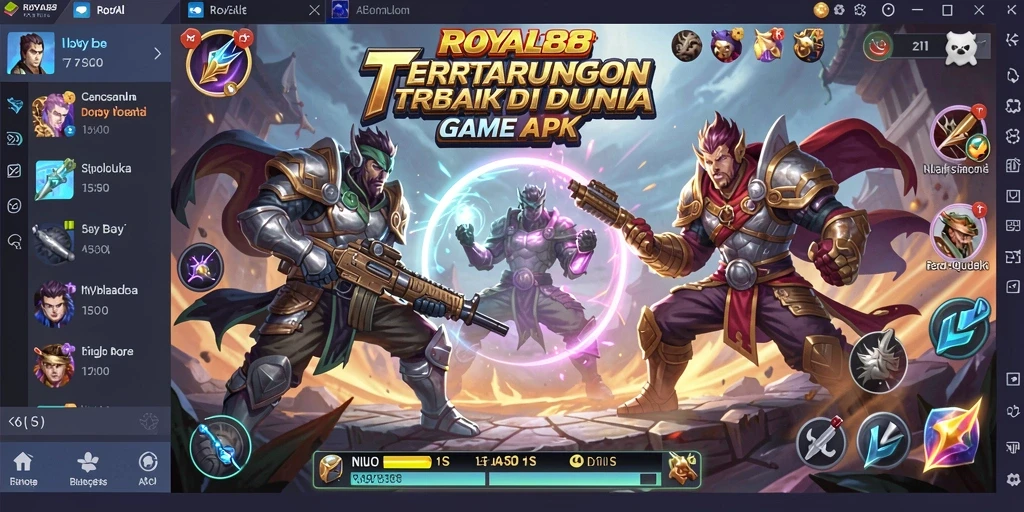 Tampilan gameplay ROYAL88 yang memukau dan penuh aksi.