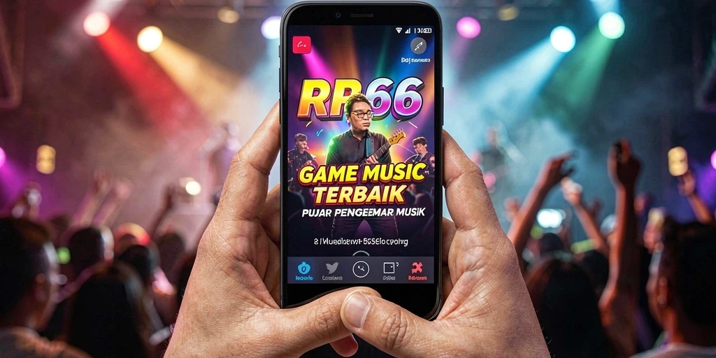 Tampilan gameplay RP66 yang seru dan interaktif dengan berbagai pilihan lagu.
