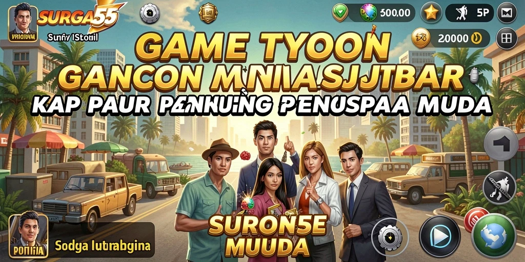 Gameplay menyerupai simulasi bisnis yang menarik dan menantang.