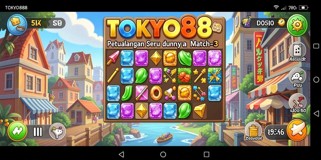 Tampilan menarik dari gameplay <strong>TOKYO88</strong> yang menantang dan menggembirakan.