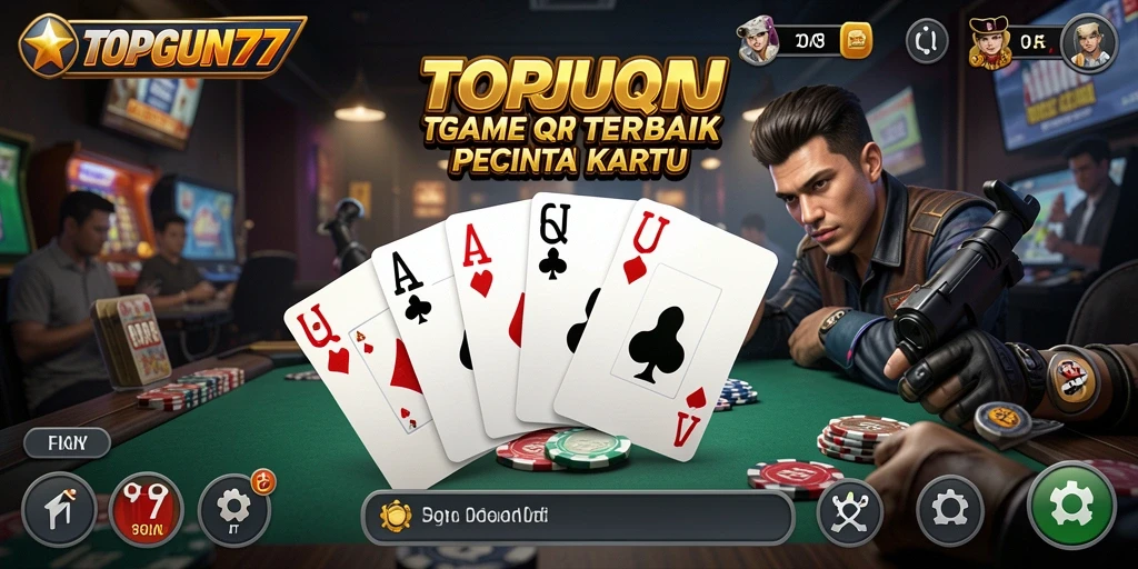 Gameplay seru dalam TOPGUN77 saat pemain berkompetisi di QiuQiu.