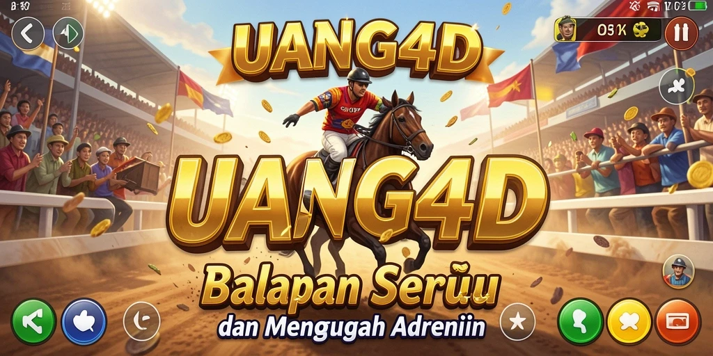 Tampilan gameplay UANG4D yang mendebarkan dalam balapan.